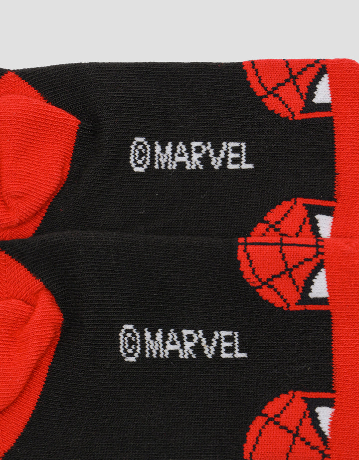 Marvel Spiderman Head And Spider Kaos Kaki Anak Laki-laki