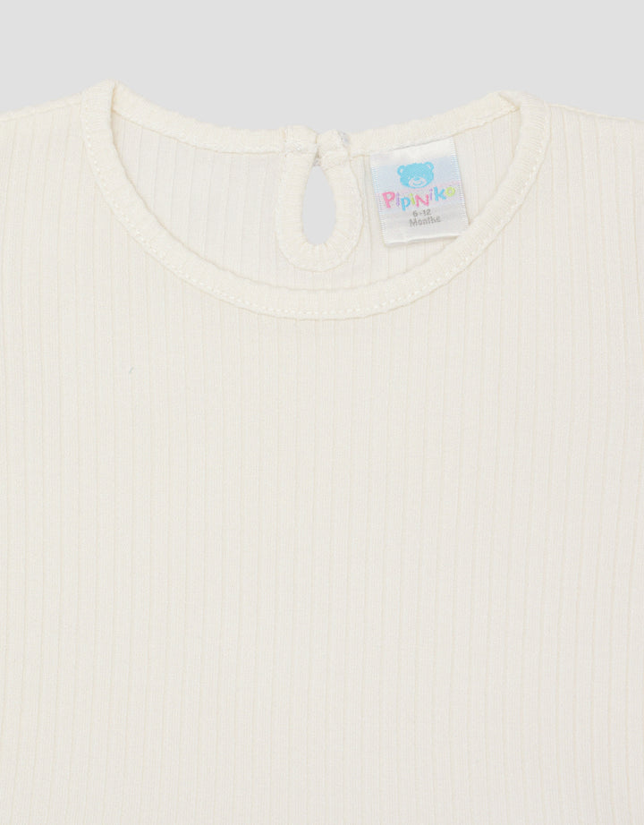 Pipiniko Pakaian Setelan Baju Rok Celana Anak Perempuan