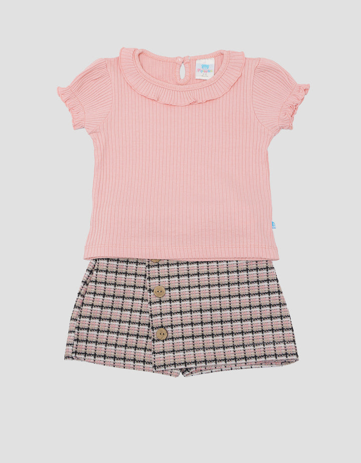 Pipiniko Girls Skirt Pants Suit