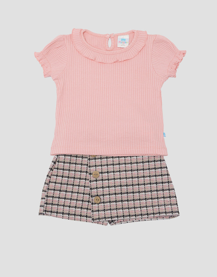Pipiniko Girls Skirt Pants Suit