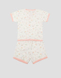 Pipiniko Flower Mouse Baju Tidur Pendek Set Bayi Perempuan
