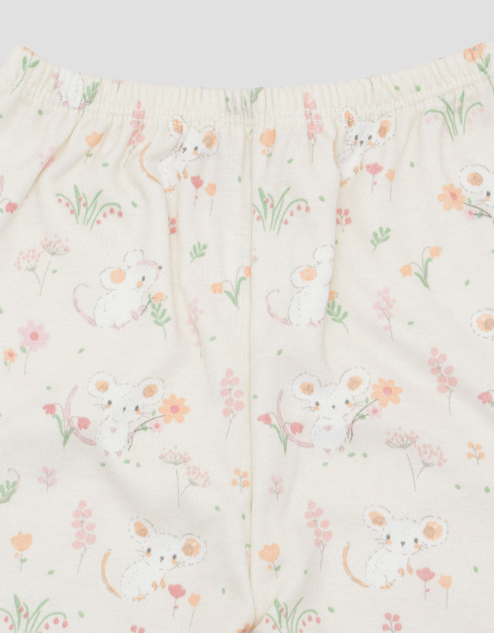 Pipiniko Moouse Print Set Piyama Anak Perempuan