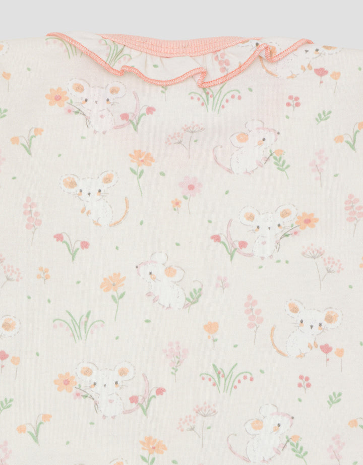 Pipiniko Moouse Print Set Piyama Anak Perempuan