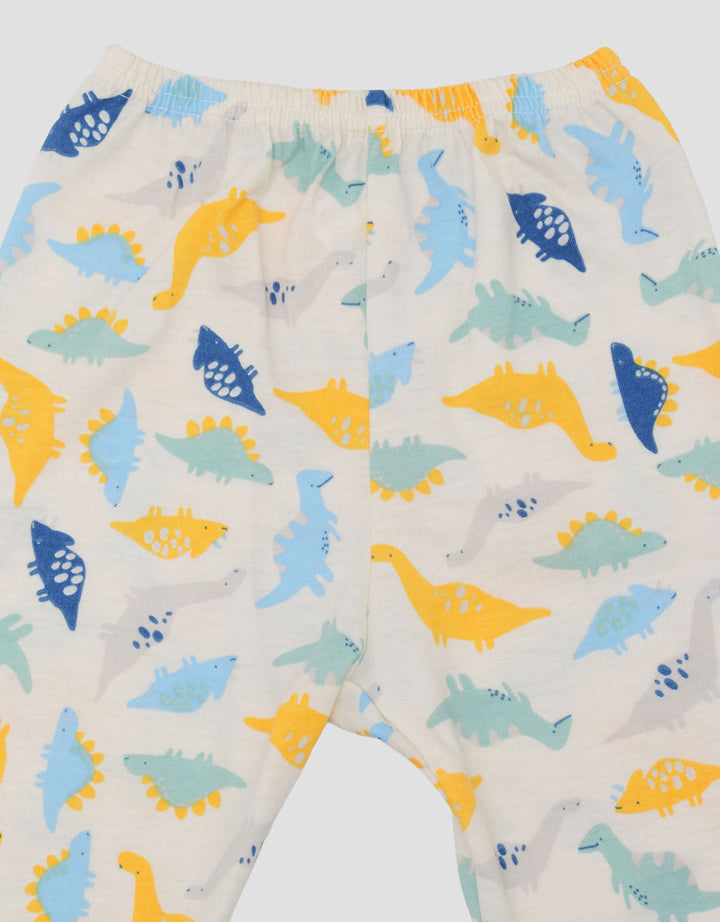 Pipiniko Basic Rawrsome Setelan Pakaian Tidur Bayi