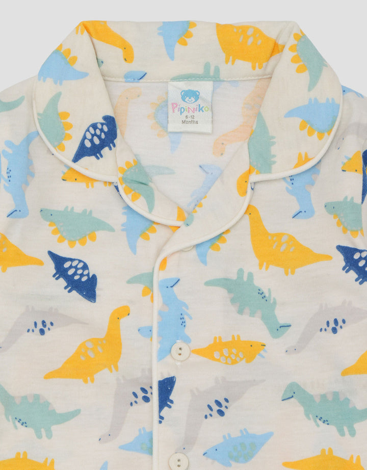 Pipiniko Dino Pakaian Setelan Bayi