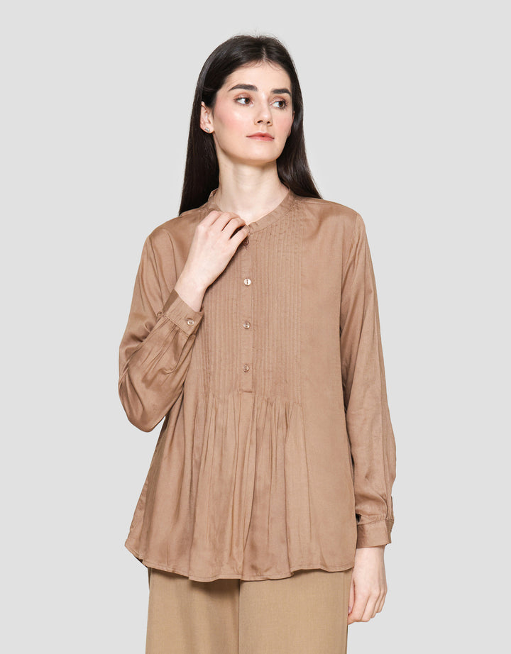 St. Yves Pintuck Women's Blouse