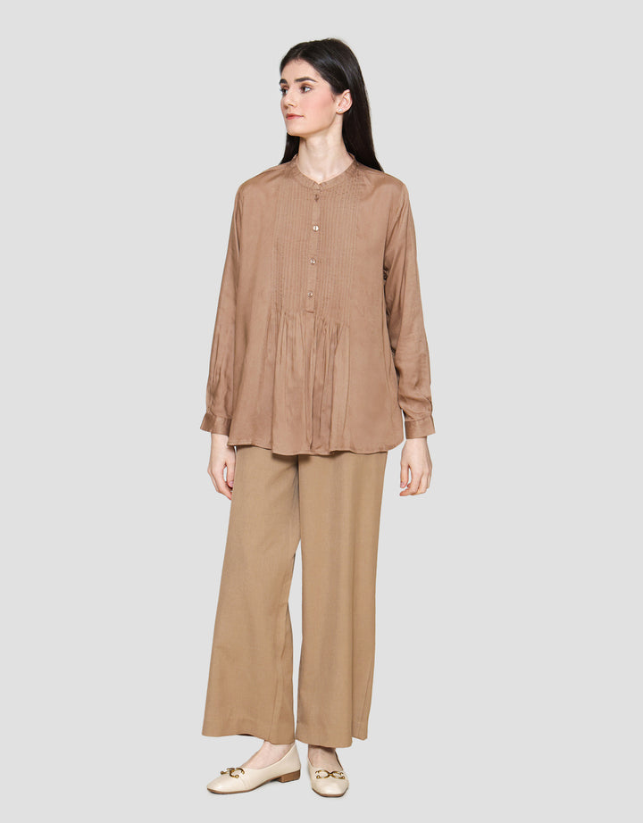 St. Yves Pintuck Women's Blouse