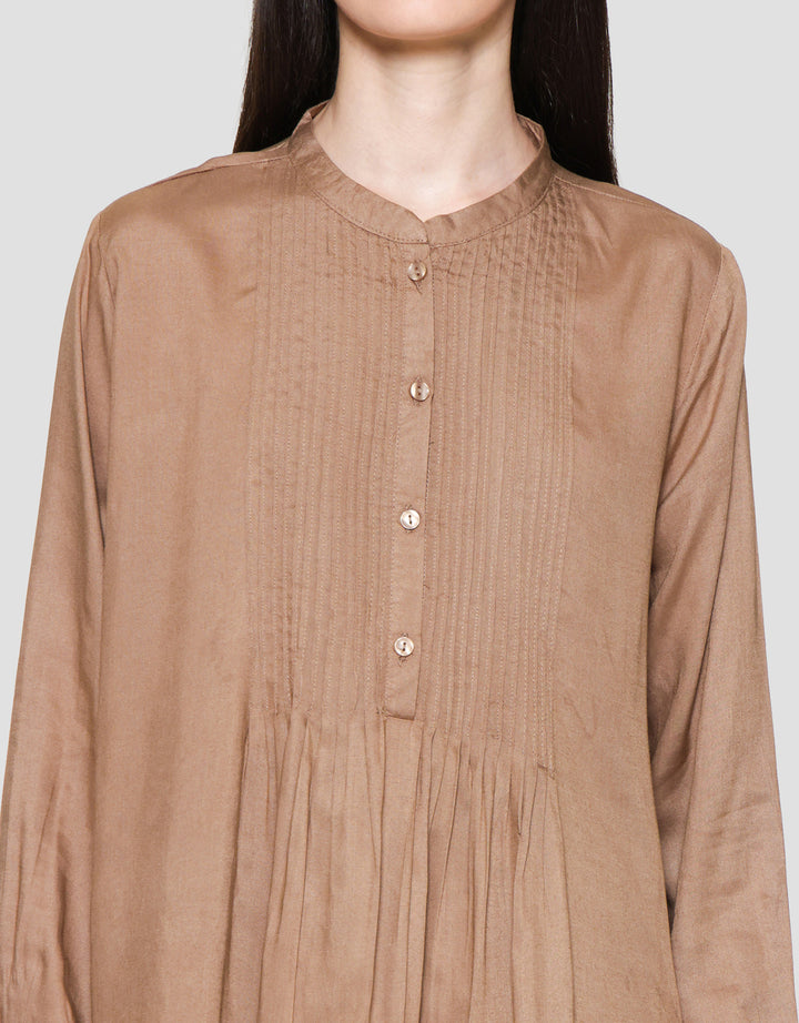 St. Yves Pintuck Blouse Wanita