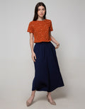 St. Yves Coulotte Gynella Cursh Fabric Celana Panjang Wanita