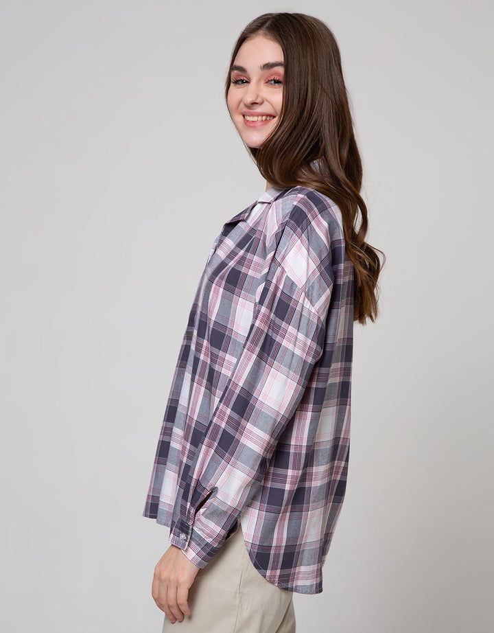 LS SHIRT TOP RYN CHK