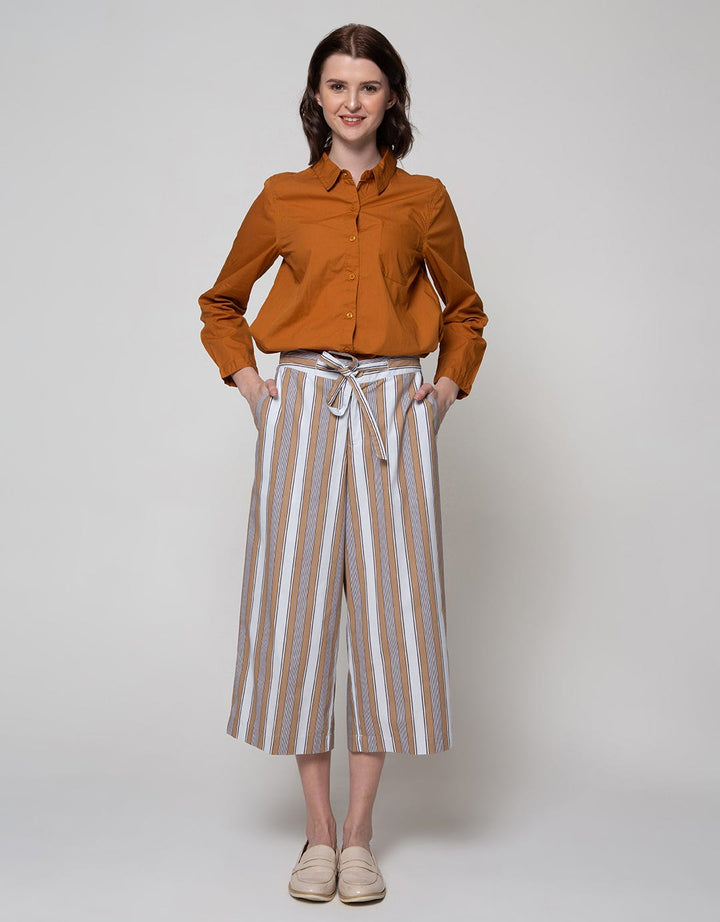 Nevada Long Pants Stripe Culottes Pants