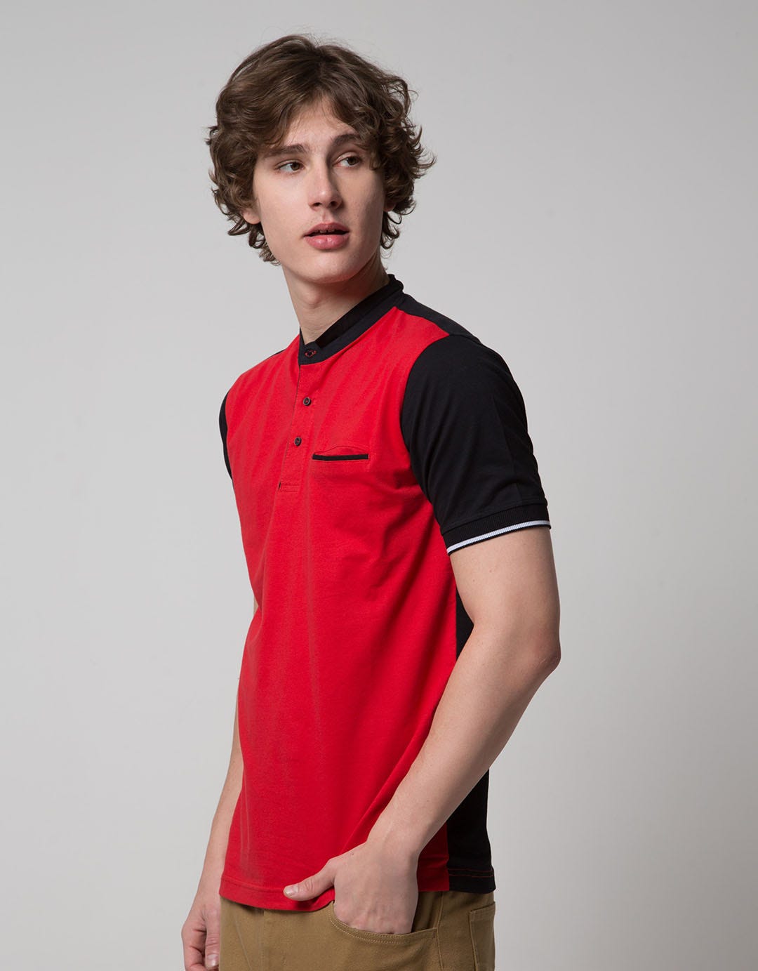 Cardinal Jeans Polo Shirt Wangky Pria