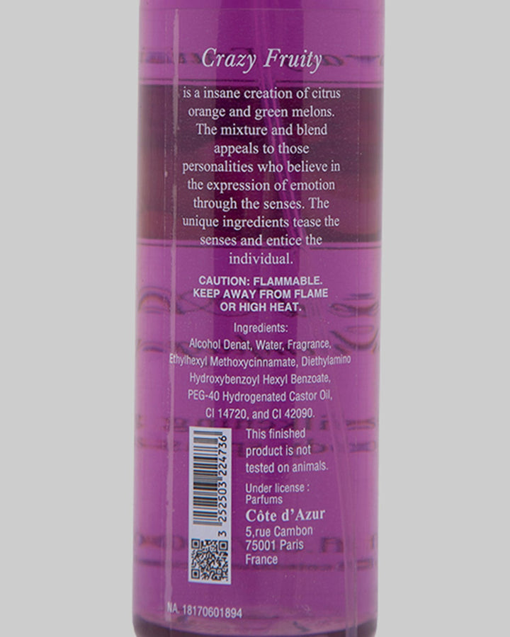 Eloicoco Champagne Body Splash 260 ML Crazy Fruity