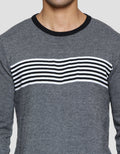 Cardinal Jeans Stripe Print Sweater Pria