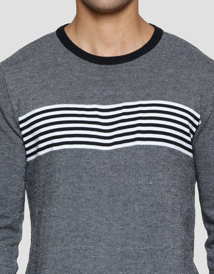 Cardinal Jeans Stripe Print Sweater Pria