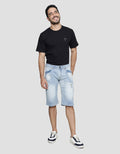Cardinal Jeans Ripped Detail Celana Pendek Pria