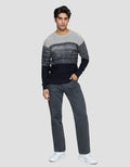 Cardinal Jeans Gradasi Warna Sweater Pria