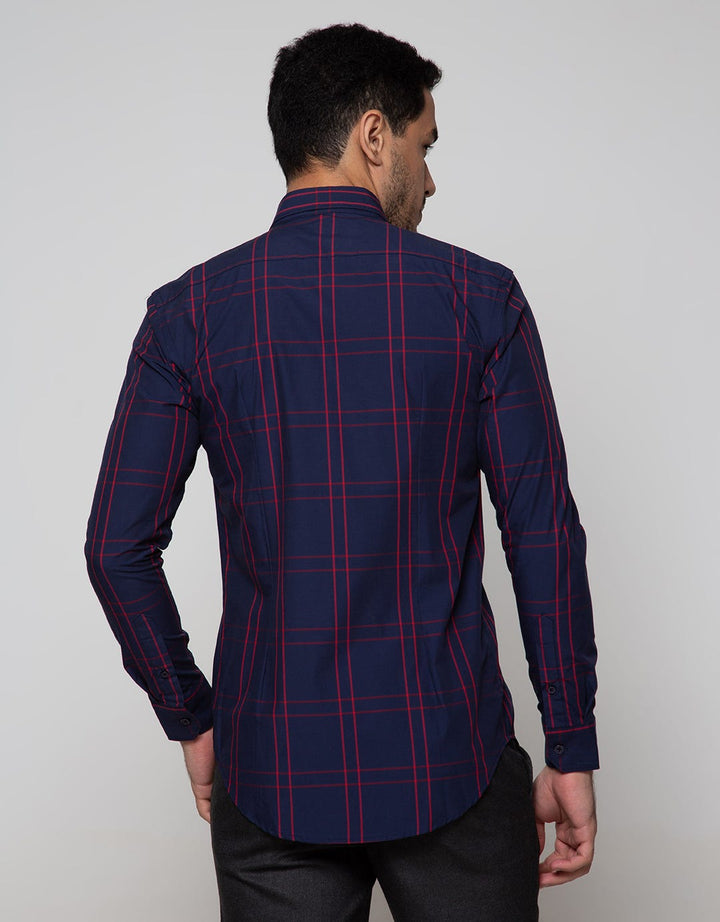 Cardinal Formal Long Sleeve Shirt Big Gingham