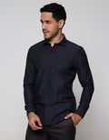 Cardinal Formal Print Motif Shirt
