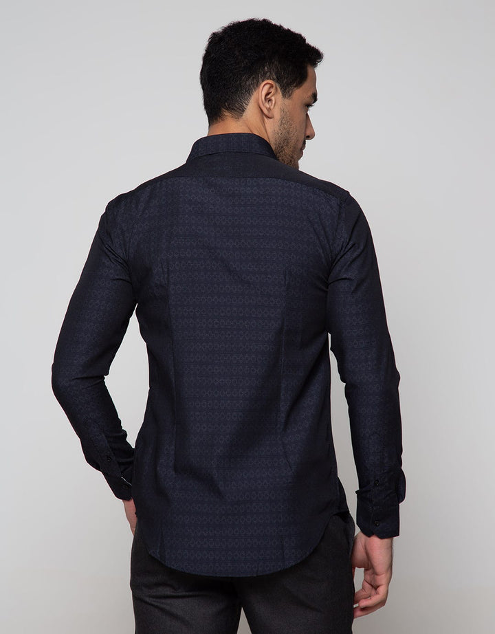 Cardinal Formal Print Motif Shirt