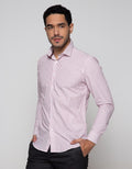 Cardinal Formal Kemeja Lengan Panjang Print Stripe