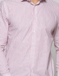 Cardinal Formal Kemeja Lengan Panjang Print Stripe