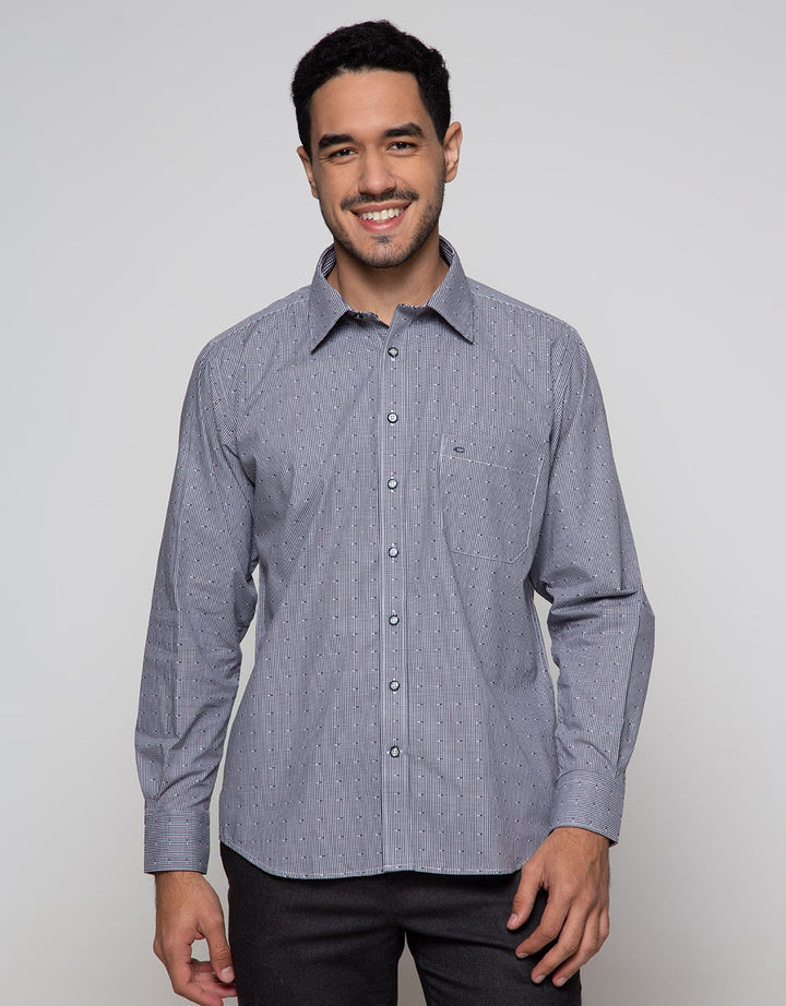 Cardinal Formal Long Sleeve Dot Print Shirt