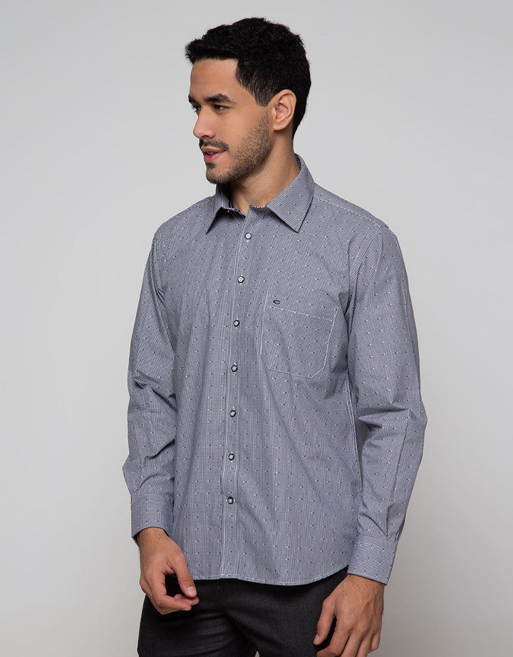 Cardinal Formal Long Sleeve Dot Print Shirt