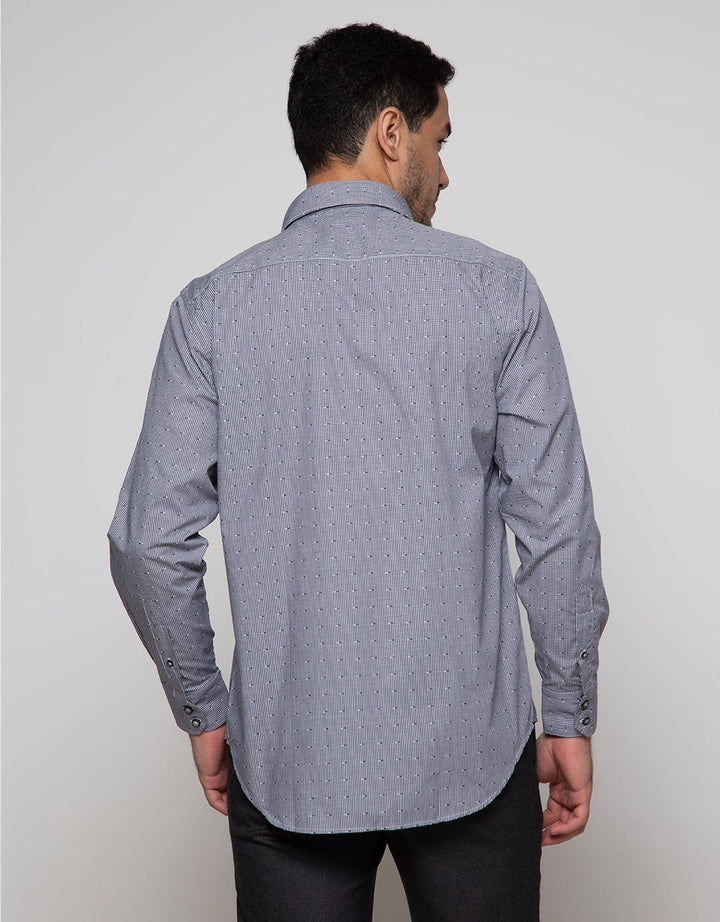 Cardinal Formal Long Sleeve Dot Print Shirt