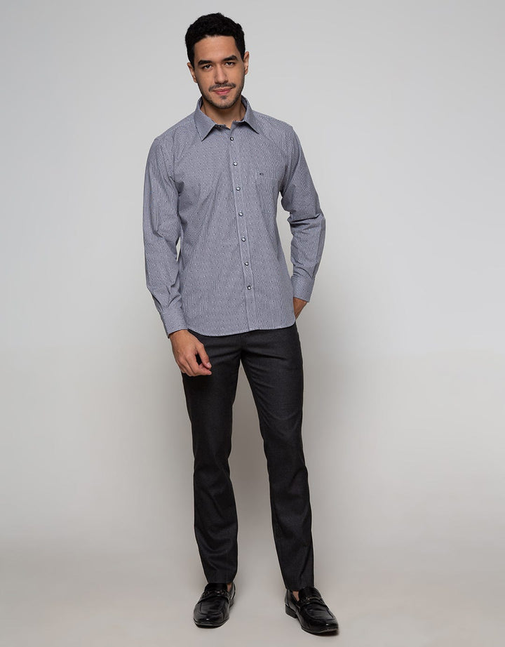 Cardinal Formal Long Sleeve Dot Print Shirt