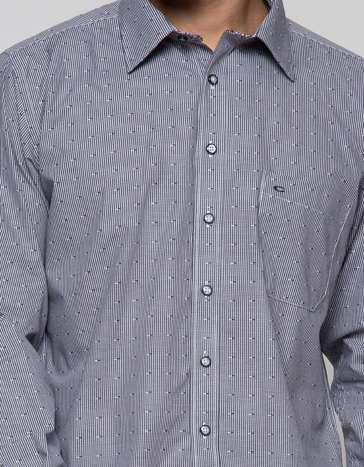 Cardinal Formal Long Sleeve Dot Print Shirt