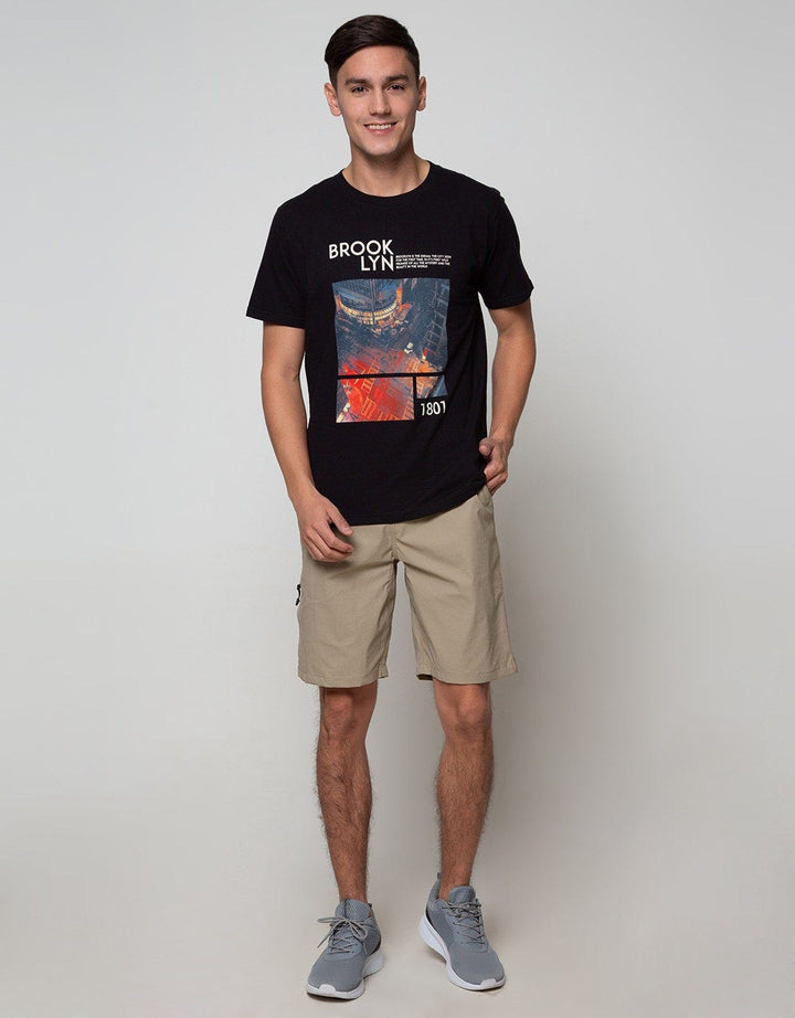 T Zone Short Sleeve T-Shirt Photoprint City Coll Brooklyn