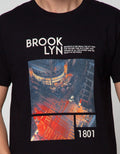 T Zone Short Sleeve T-Shirt Photoprint City Coll Brooklyn