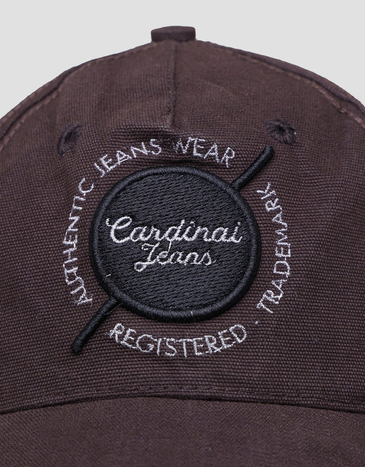Cardinal Jeans Logo Embroidery Detail Men's Hat