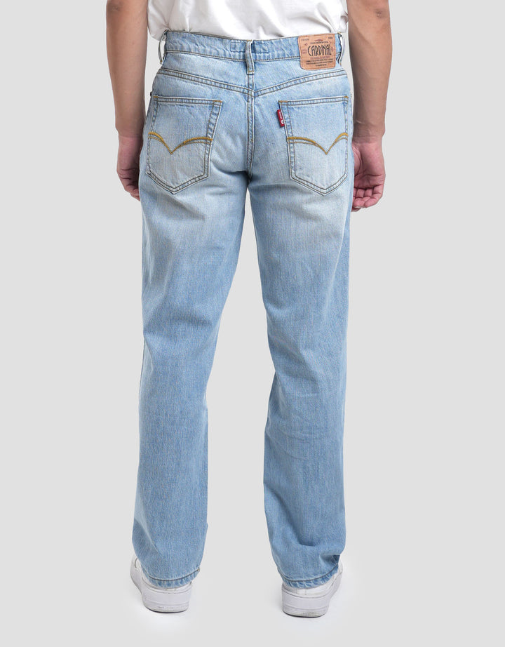 Cardinal Jeans Zipper Celana Panjang Denim Pria