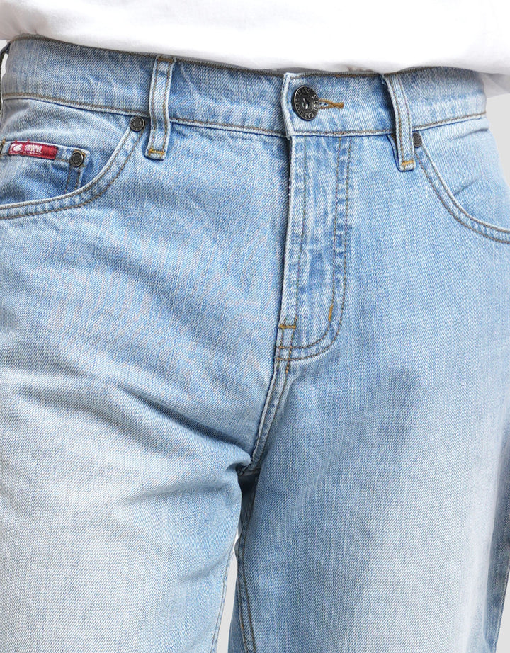 Cardinal Jeans Zipper Celana Panjang Denim Pria