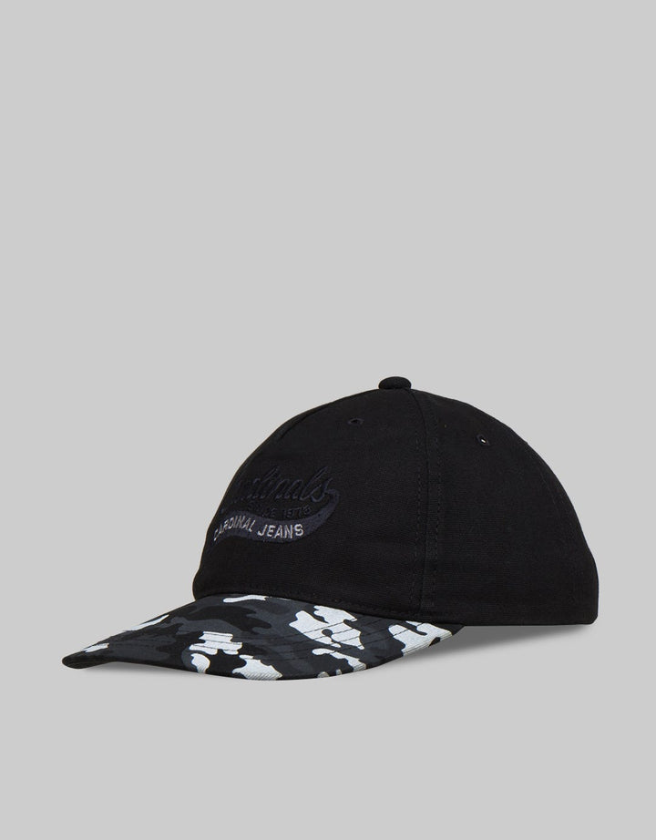 Cardinal Jeans Army Tongue Topi Pria