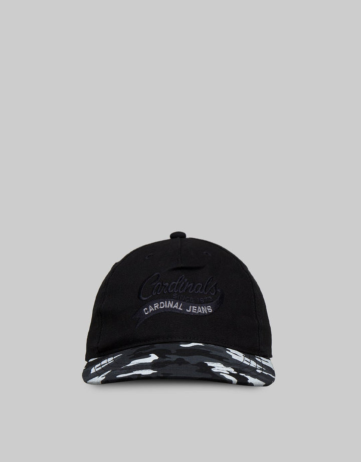 Cardinal Jeans Army Tongue Topi Pria