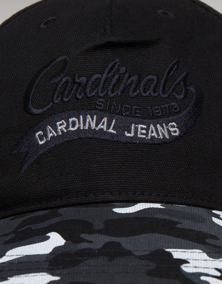 Cardinal Jeans Army Tongue Topi Pria