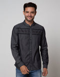 Cardinal Jeans Kemeja Koko Long Sleeve Elegan