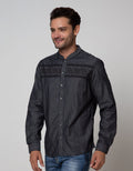 Cardinal Jeans Kemeja Koko Long Sleeve Elegan