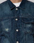 Cardinal Jeans Vest Destroy Detail