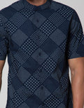 Cardinal Jeans Kemeja Koko Full Print