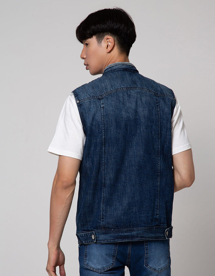 Cardinal Jeans Men's Denim Vest