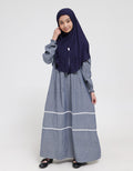 Cardinal Kids Girl Dress Muslim Stripe