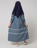 Cardinal Kids Girl Dress Muslim Girls Print Point