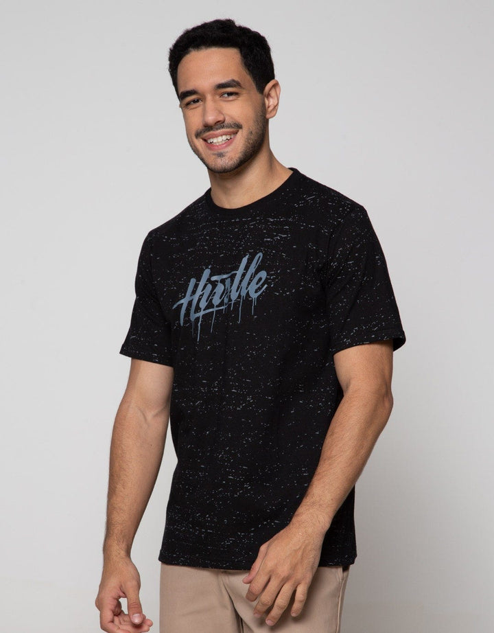 T Zone Short Sleeve T-Shirt Print Aop Abstract Hustle