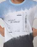 Nevada Short Sleeve T-Shirt Short Sleeve Ombre Never Stop