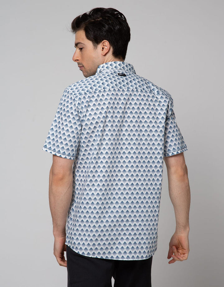 Johnwin Kemeja Print Casual
