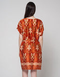 Cynthia Print Round Neck Batik Dress
